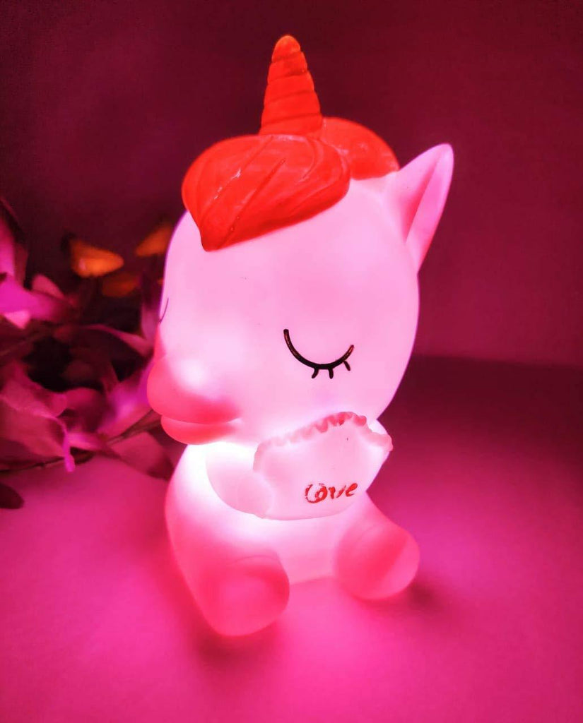 Cute unicorn lamp for good night sleep of kid (Random Colours) lamp KidosPark