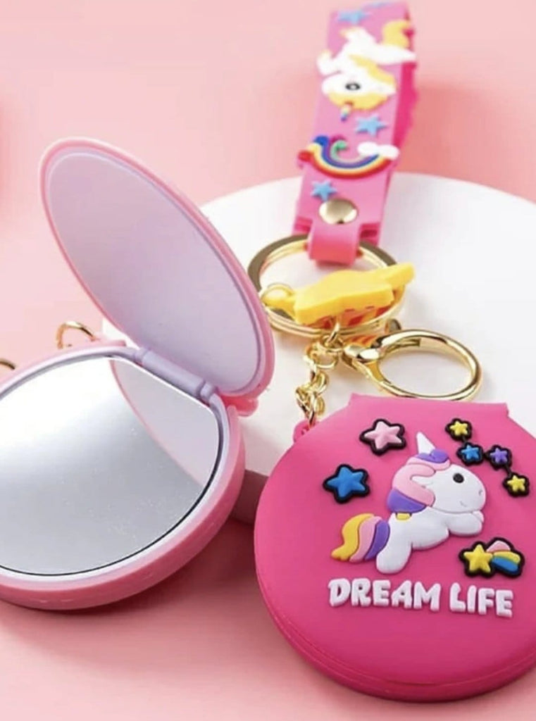 Cute Unicorn mirror key chain/ Bag accessory/ Car decor Health, Hygiene and Beauty KidosPark