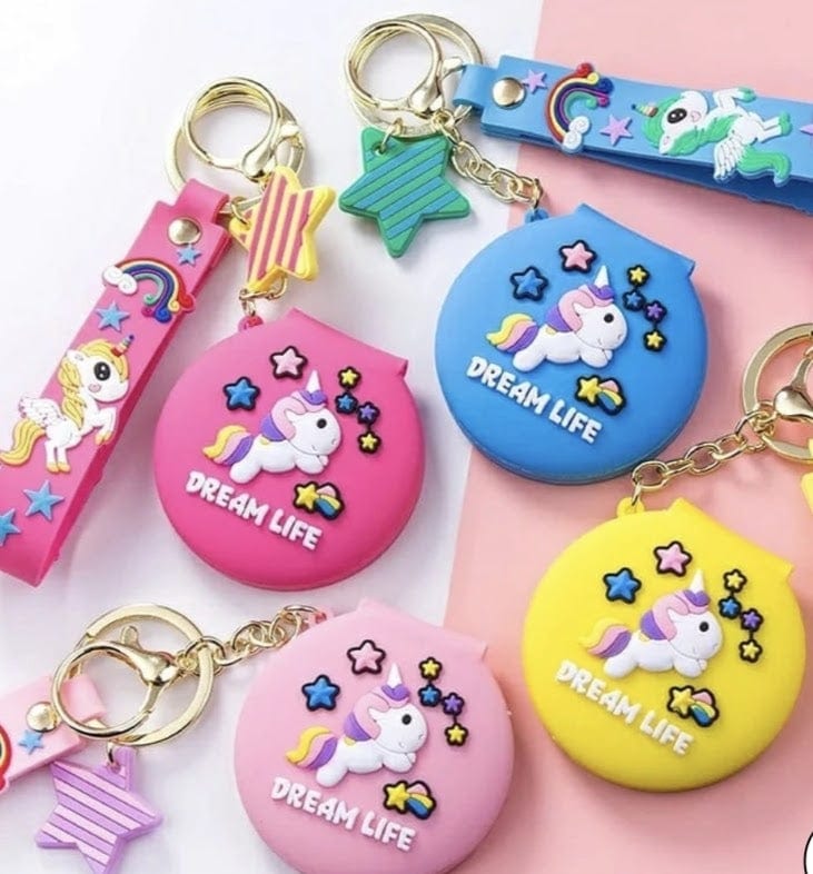 Cute Unicorn mirror key chain/ Bag accessory/ Car decor Health, Hygiene and Beauty KidosPark