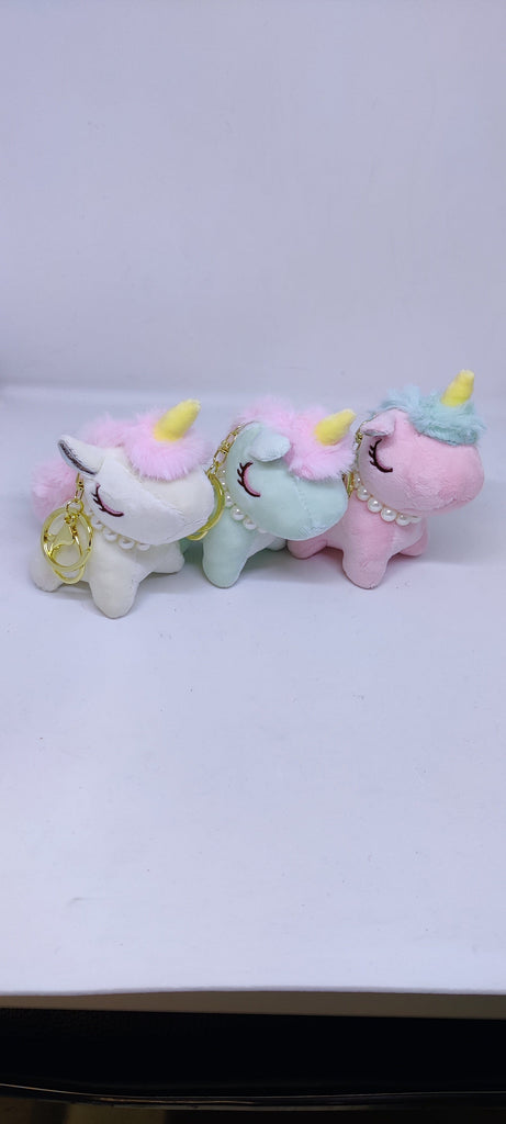 Cute Unicorn plush key chain/ Bag accessory/ Car decor Keychain KidosPark