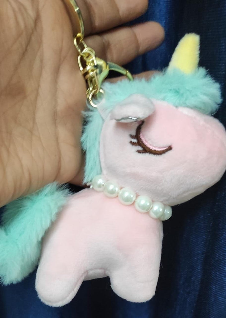 Cute Unicorn plush key chain/ Bag accessory/ Car decor Keychain KidosPark