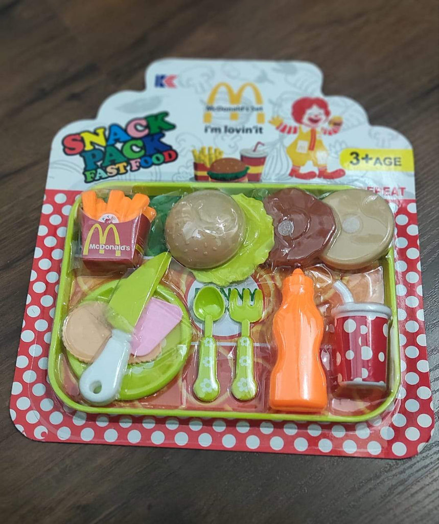 Deluxe Burger Cut Play Set for Kids - Realistic and Fun! Role play toys KidosPark