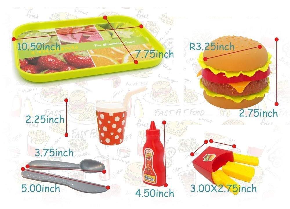 Deluxe Burger Cut Play Set for Kids - Realistic and Fun! Role play toys KidosPark
