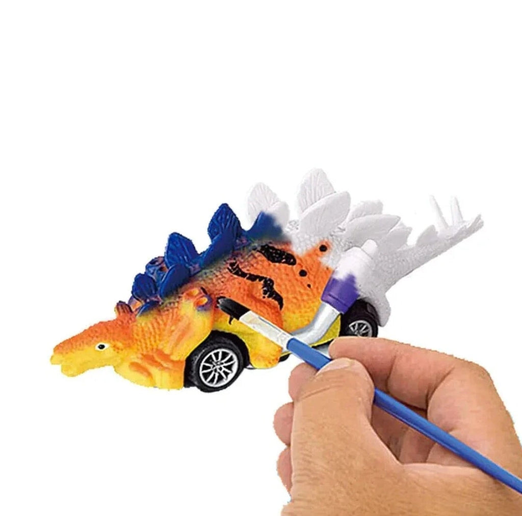 Dino-Car Creative Paint Kit: Unleash Imaginative Racing Fun! Kidospark