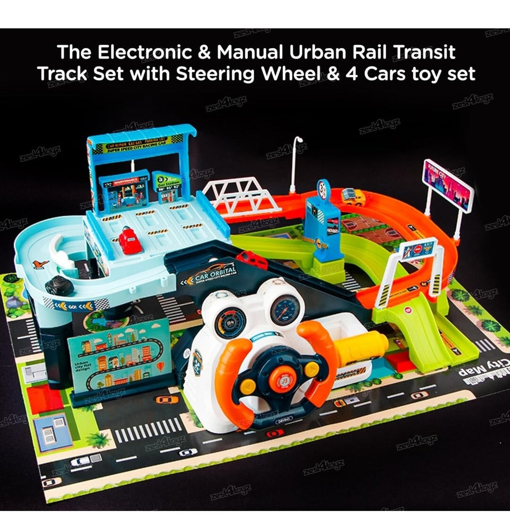 Dynamic Dual Mode Track Vehicle Set - Safe, Educational, and Interactive Fun Cars and Car Tracks KidosPark