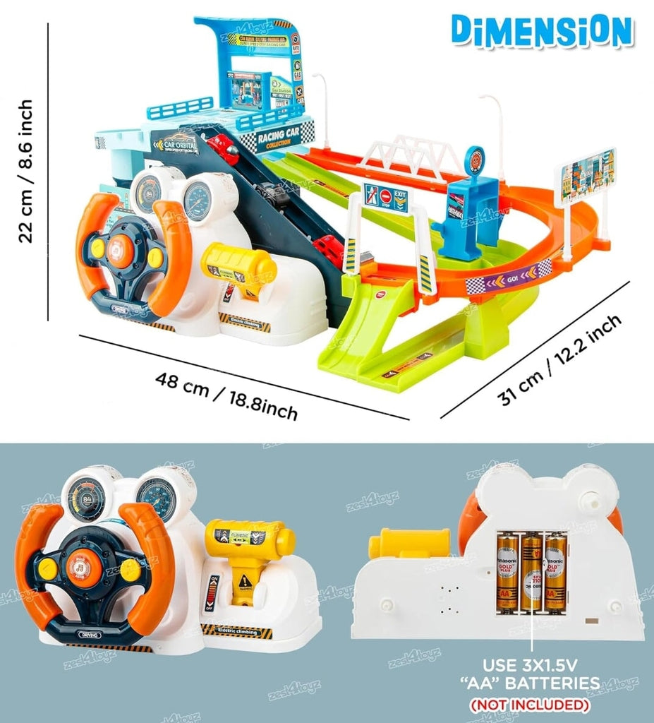 Dynamic Dual Mode Track Vehicle Set - Safe, Educational, and Interactive Fun Cars and Car Tracks KidosPark