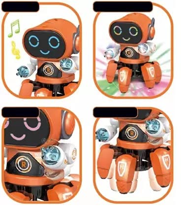 Electric Robot Colorful Music Flashing Lights Dance Toy for Kids musical toy KidosPark