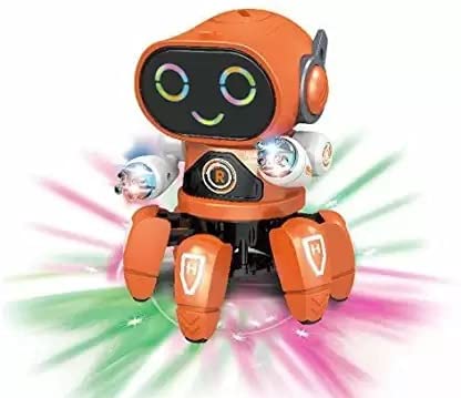 Electric Robot Colorful Music Flashing Lights Dance Toy for Kids musical toy KidosPark