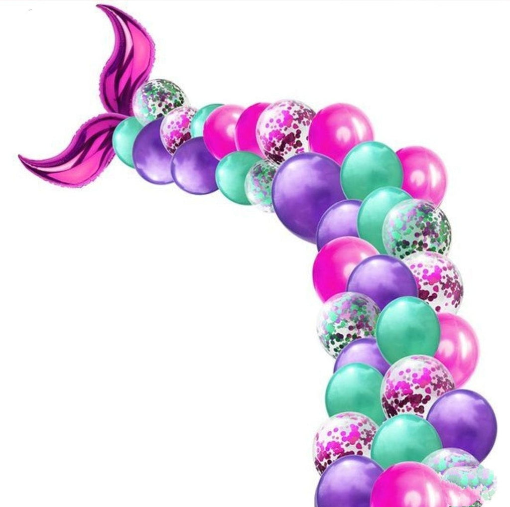 Enchanting Mermaid Theme Balloon Set for Mesmerizing Underwater Celebrations Birthday Party D≈Ωcor KidosPark