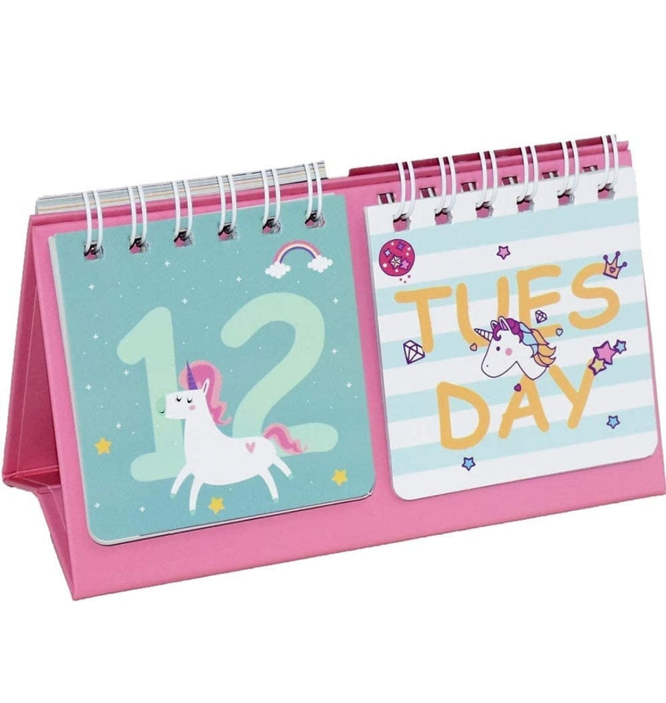 Enchanting Unicorn Desk Calendar - Compact Size (18 x 10.5 cm) Calender KidosPark