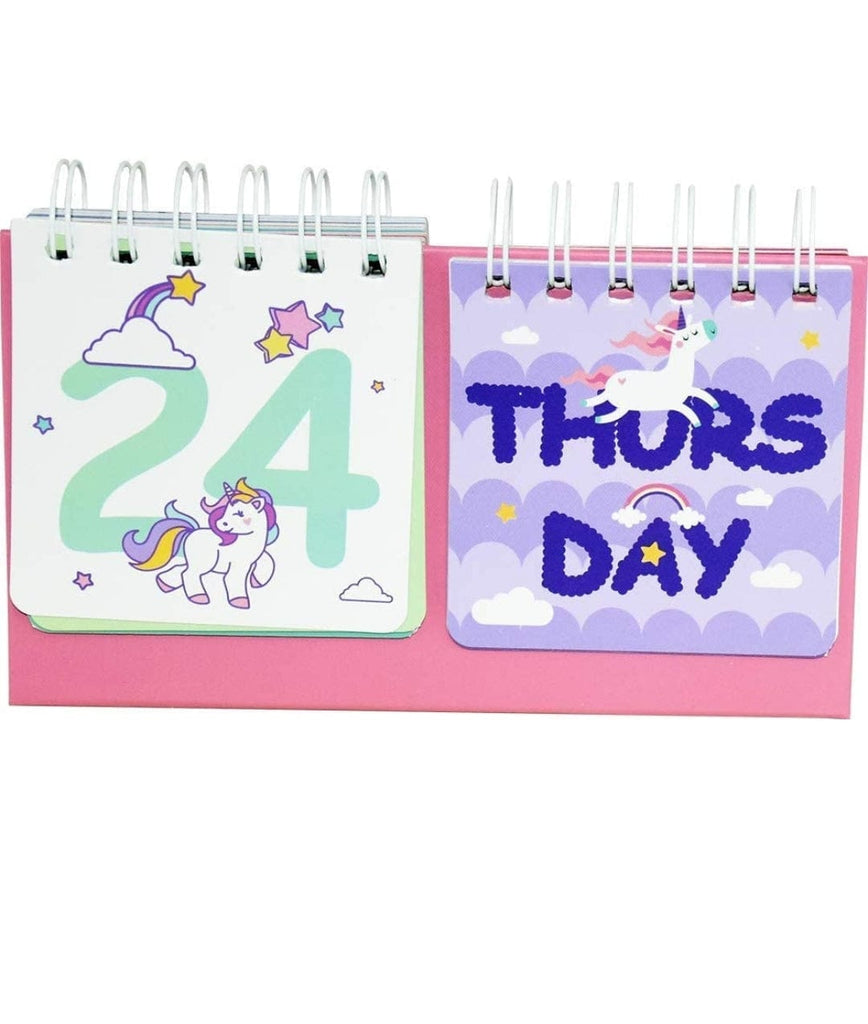 Enchanting Unicorn Desk Calendar - Compact Size (18 x 10.5 cm) Calender KidosPark