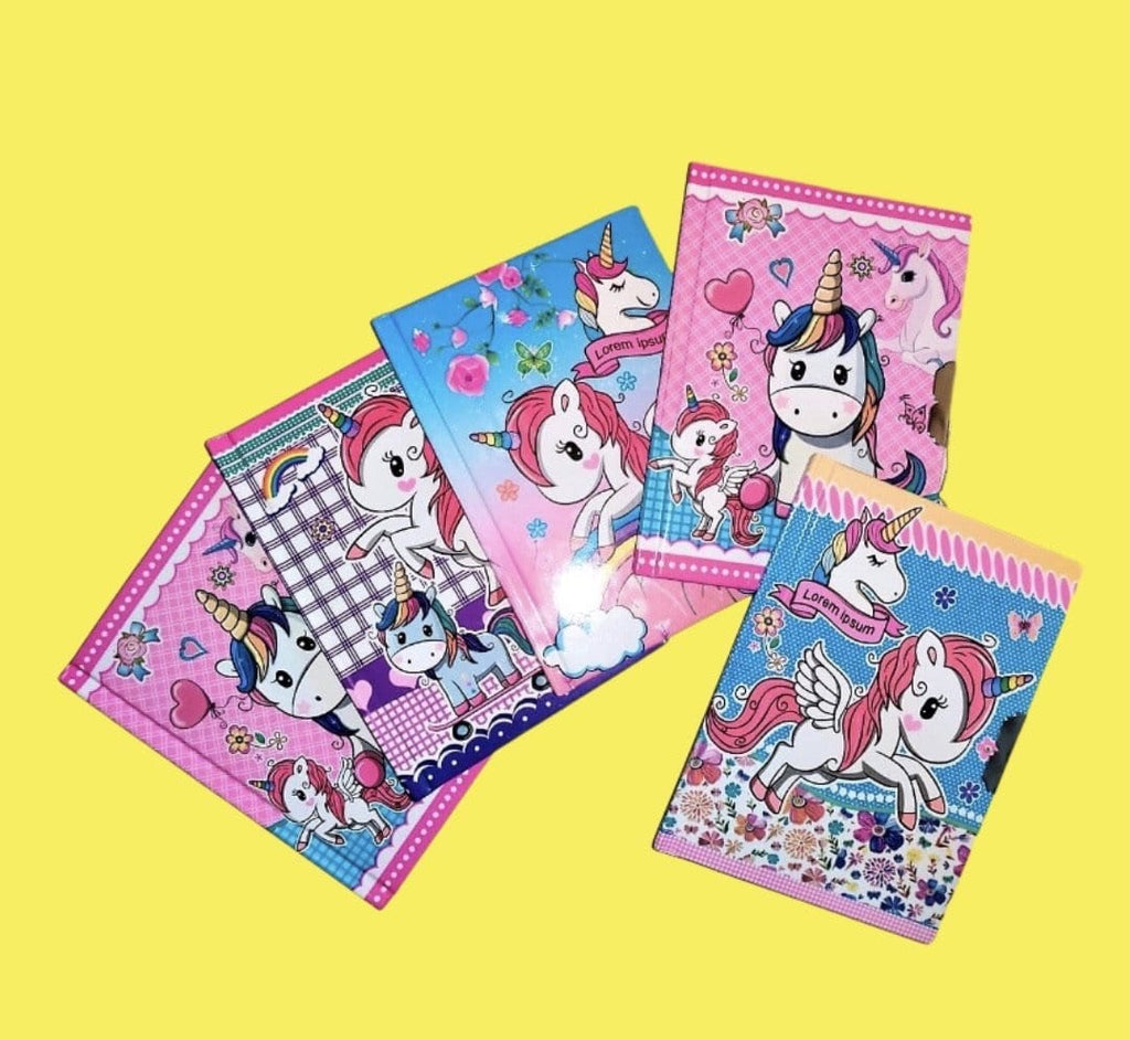 Enchanting Unicorn Diary/Notepad - 15cm X 10cm, 100 Pages Diary KidosPark