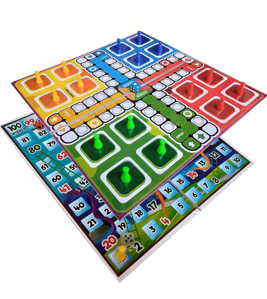 Enhance Cognitive Skills with Magnetic Ludo and Snake and Ladders - A Fun-Filled Family Game Board Game KidosPark