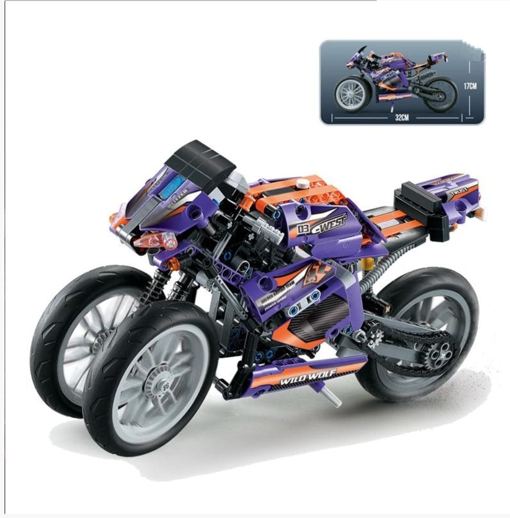Enhance Creativity and Fun with 485+ Pieces Building Blocks Pull Back Car/Bike for Kids - Ideal Developmental Toy blocks KidosPark