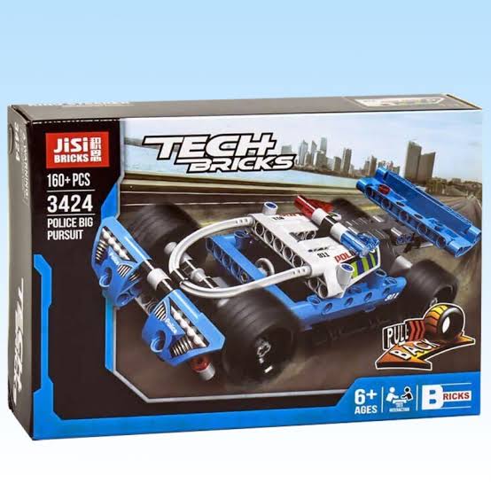 Enhance Creativity with 160+ Pieces Building Blocks Pull Back Car for Kids blocks KidosPark