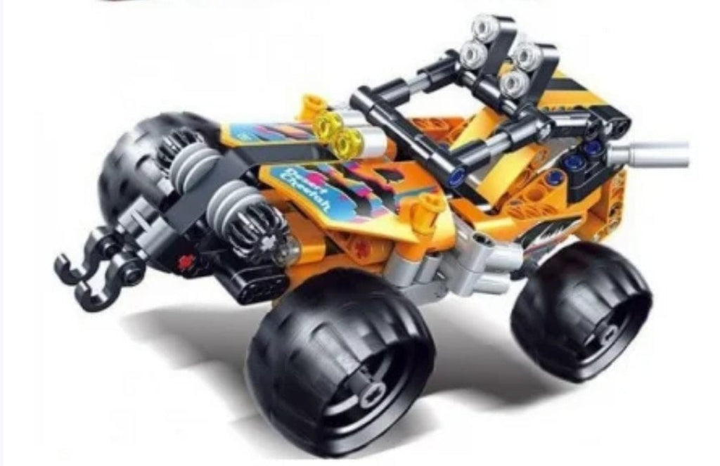 Enhance Creativity with 201+ Pieces Building Blocks Pull Back Car for Kids - Ages 6 and Up blocks KidosPark