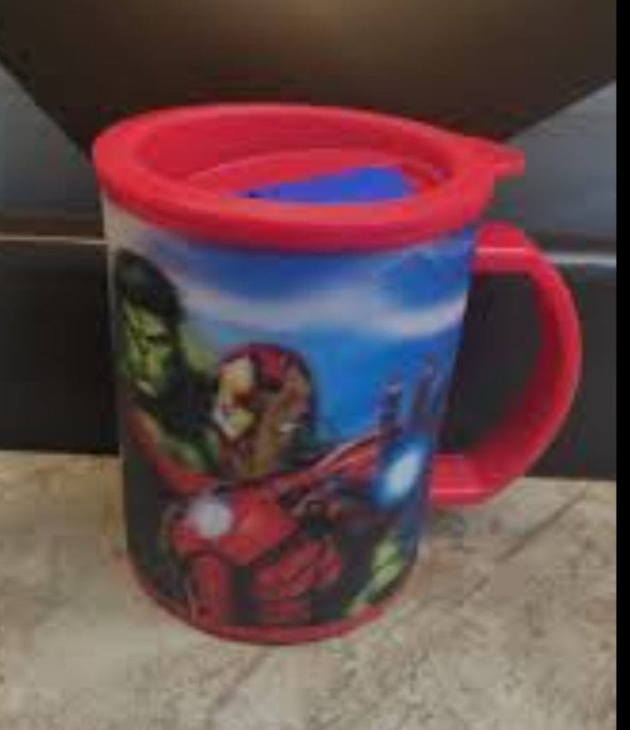 Explore Adventure: 3D Avengers Character Mugs with Lid for Kids - 350ml Capacity tableware KidosPark