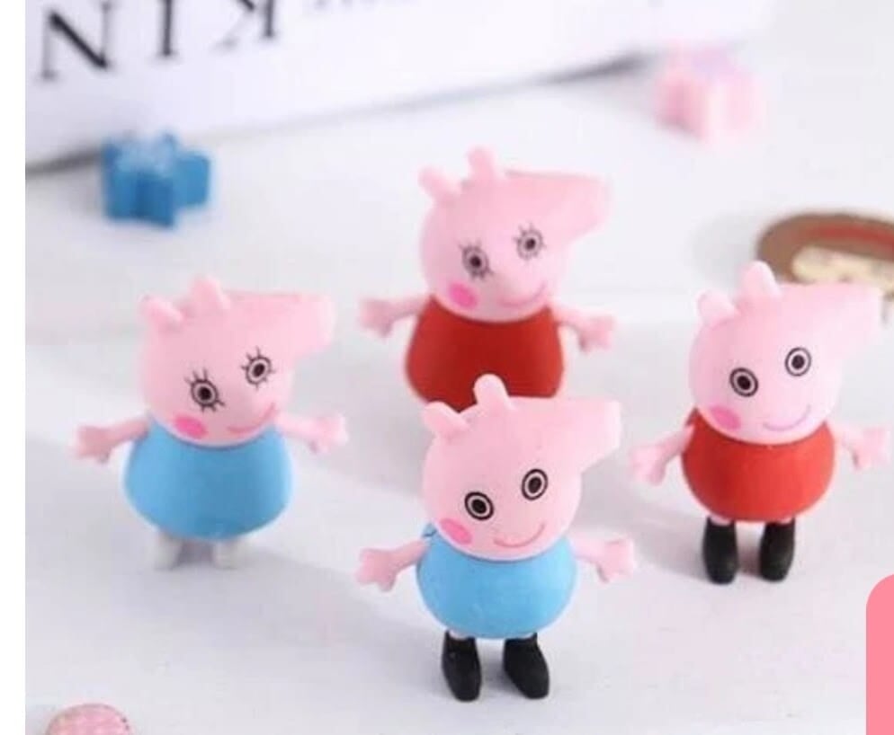 Fancy Peppa pig erasers for kids - 2 pieces stationery KidosPark