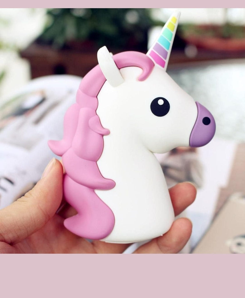 Fast Charging Unique Unicorn Power Bank, Unicorn Power Battery Bank for Mobile Portable Cute Cartoon Phone Battery Charger for All Mobile Phone Gift Headphones KidosPark