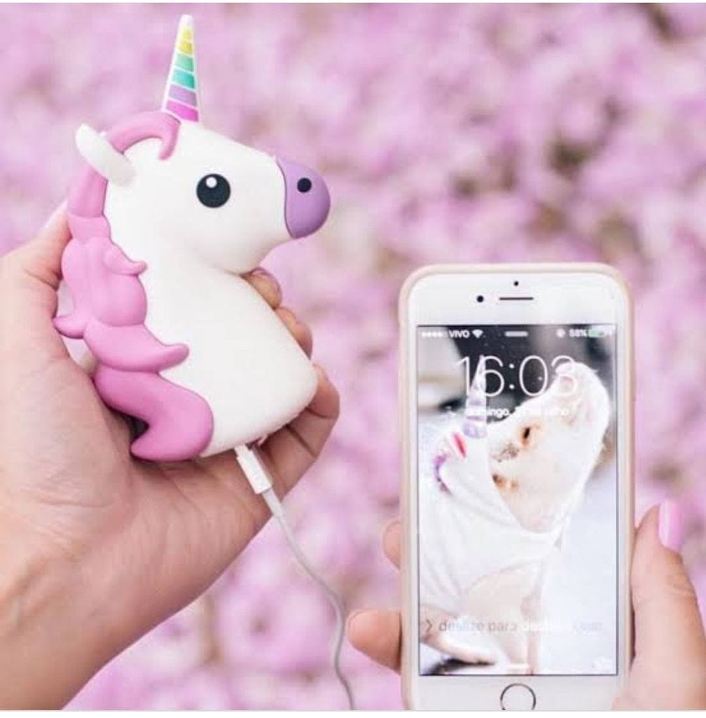 Fast Charging Unique Unicorn Power Bank, Unicorn Power Battery Bank for Mobile Portable Cute Cartoon Phone Battery Charger for All Mobile Phone Gift Headphones KidosPark