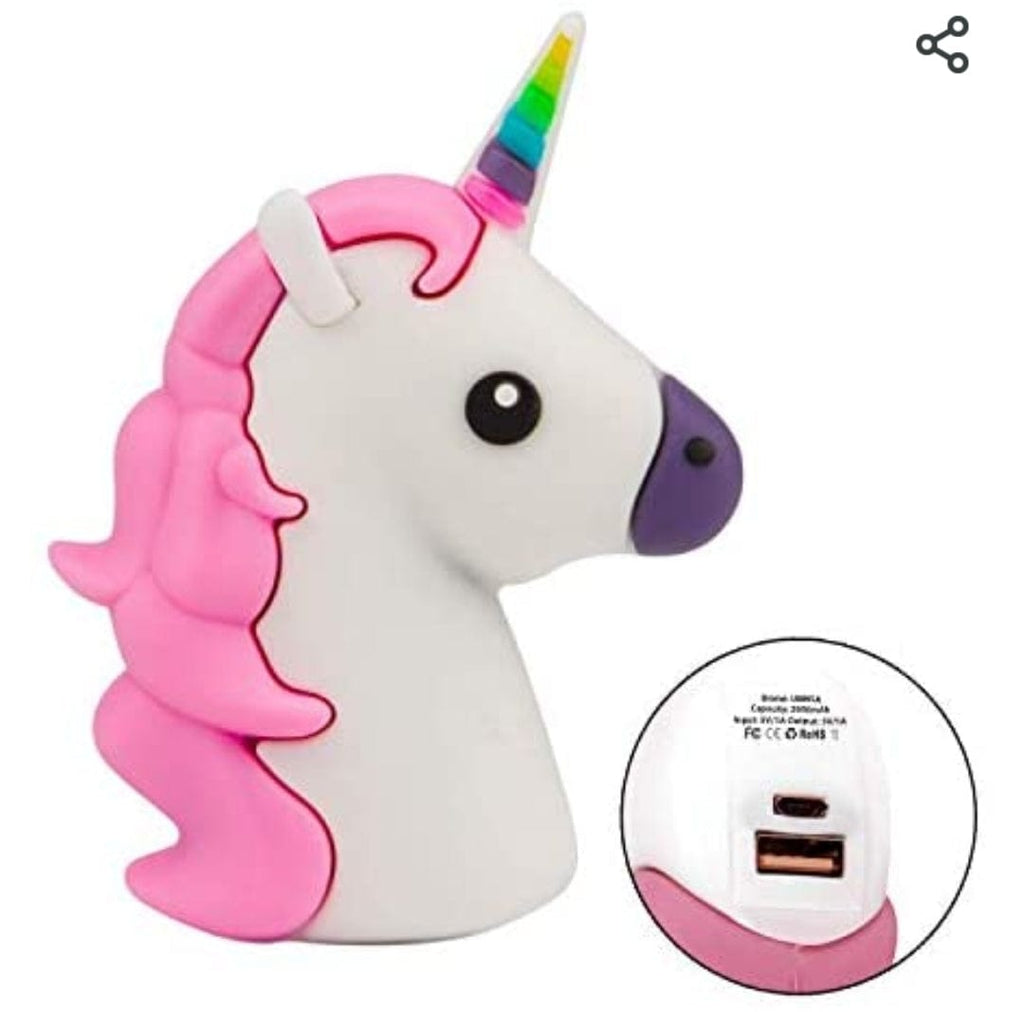 Fast Charging Unique Unicorn Power Bank, Unicorn Power Battery Bank for Mobile Portable Cute Cartoon Phone Battery Charger for All Mobile Phone Gift Headphones KidosPark