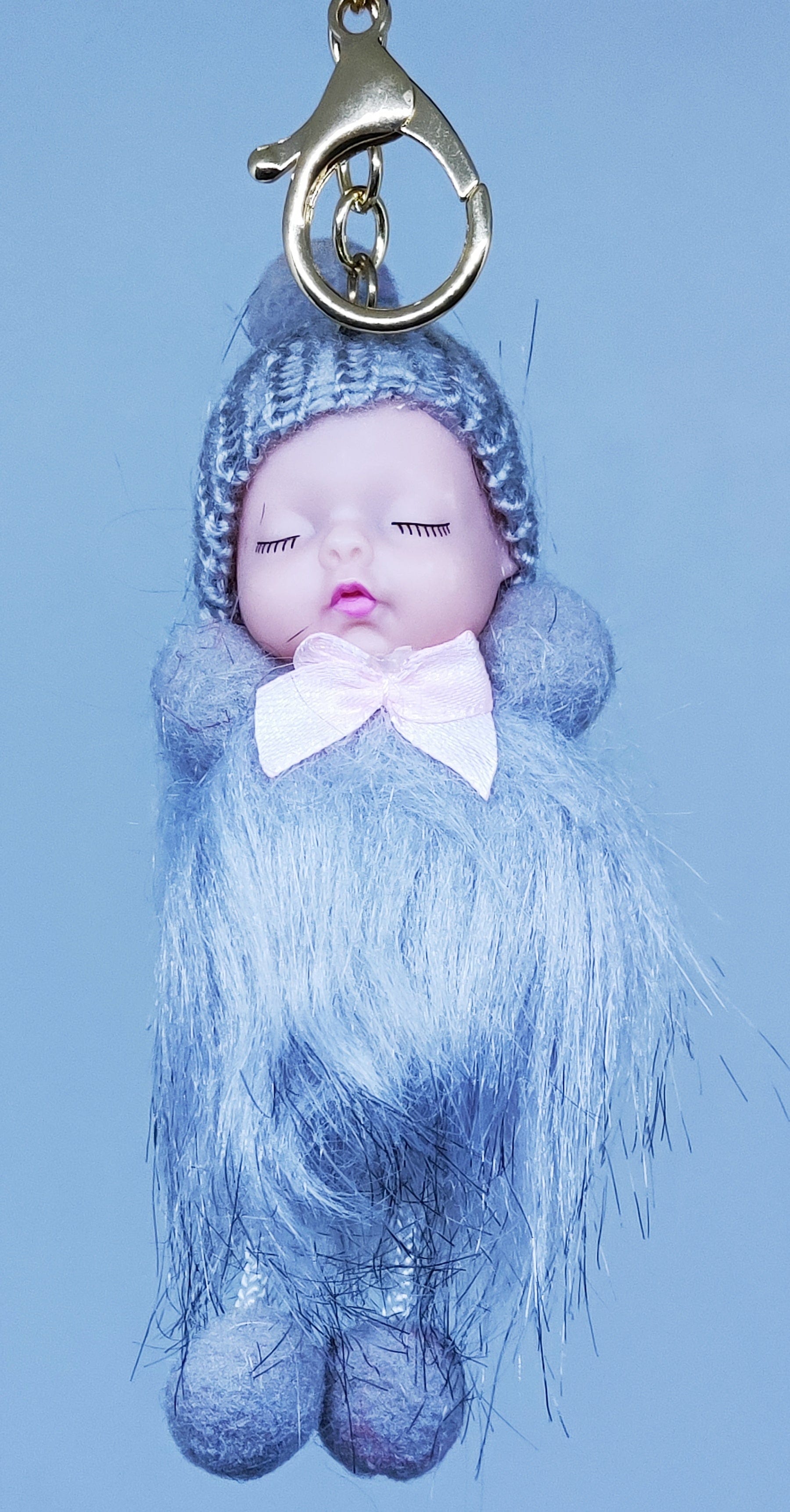Sleeping baby keychain sales