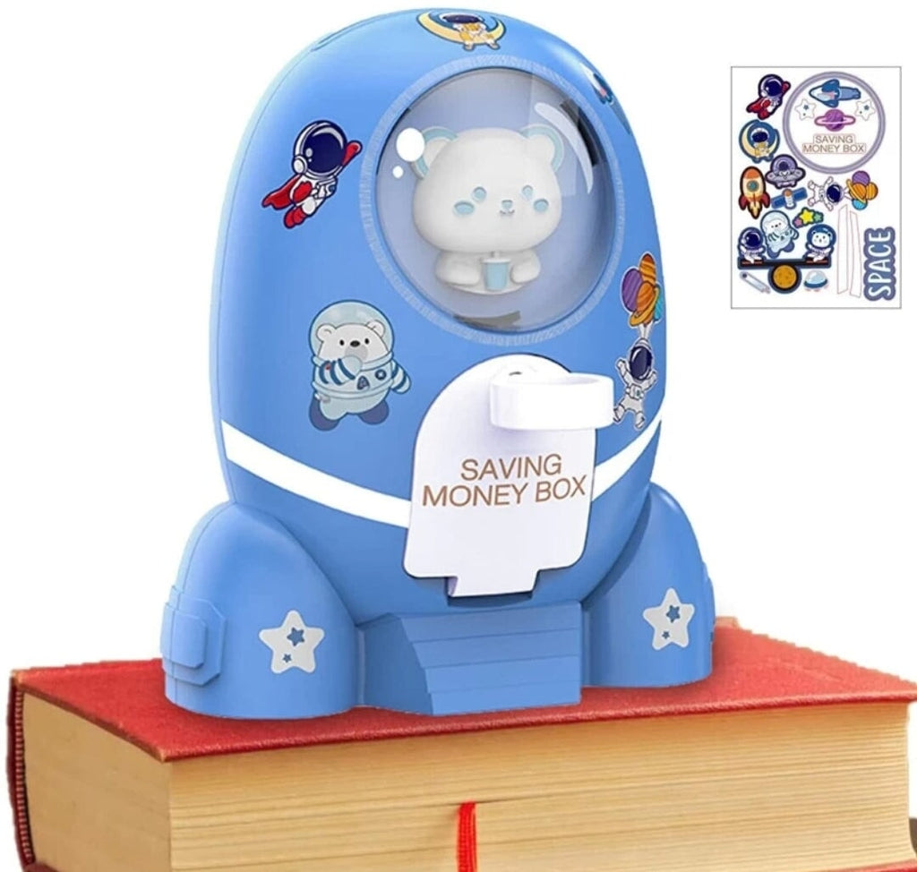 Fun and Educational Kids Piggy Bank with DIY Stickers Piggy Bank KidosPark