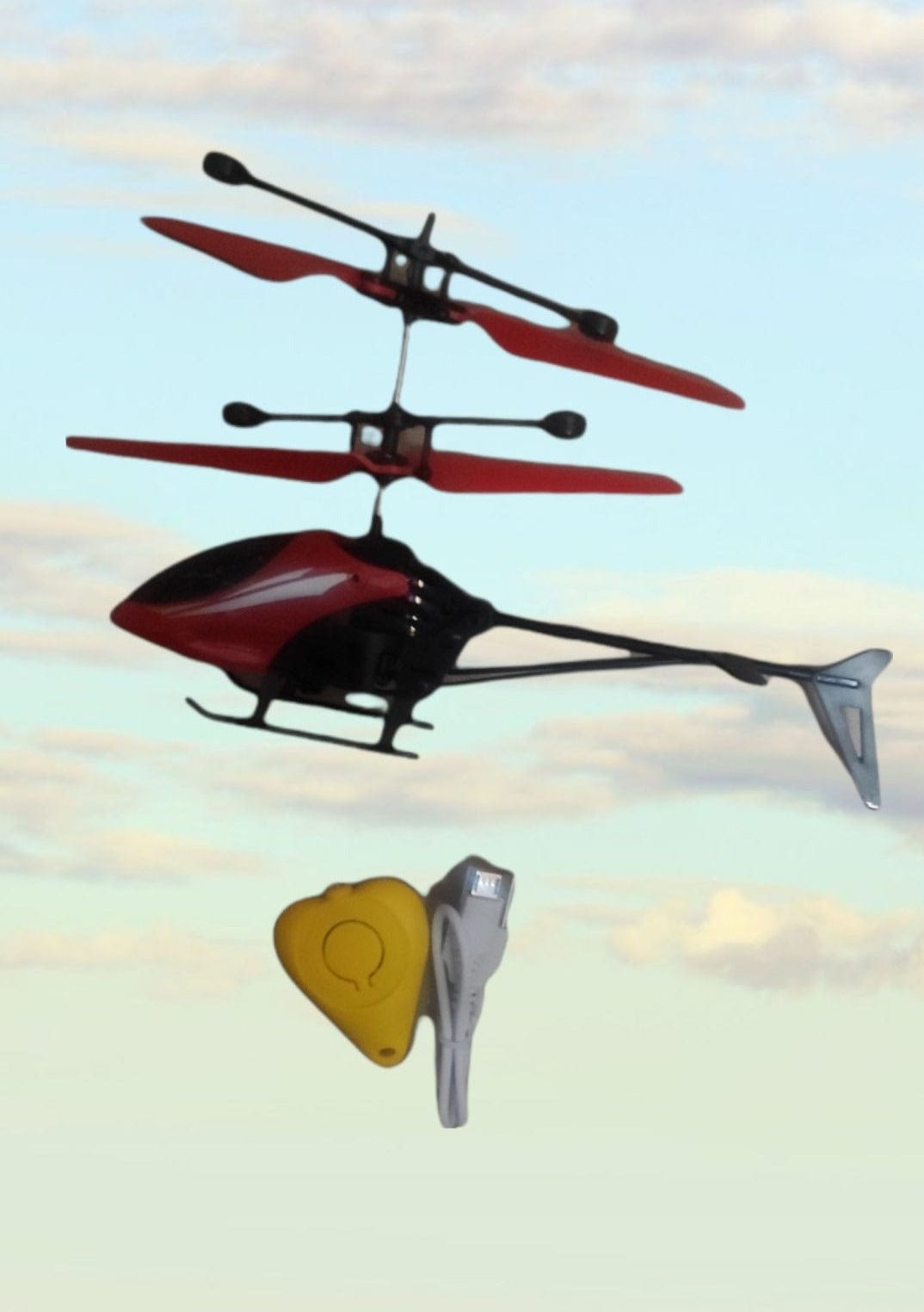 Hand induction control flying helicopter on sale
