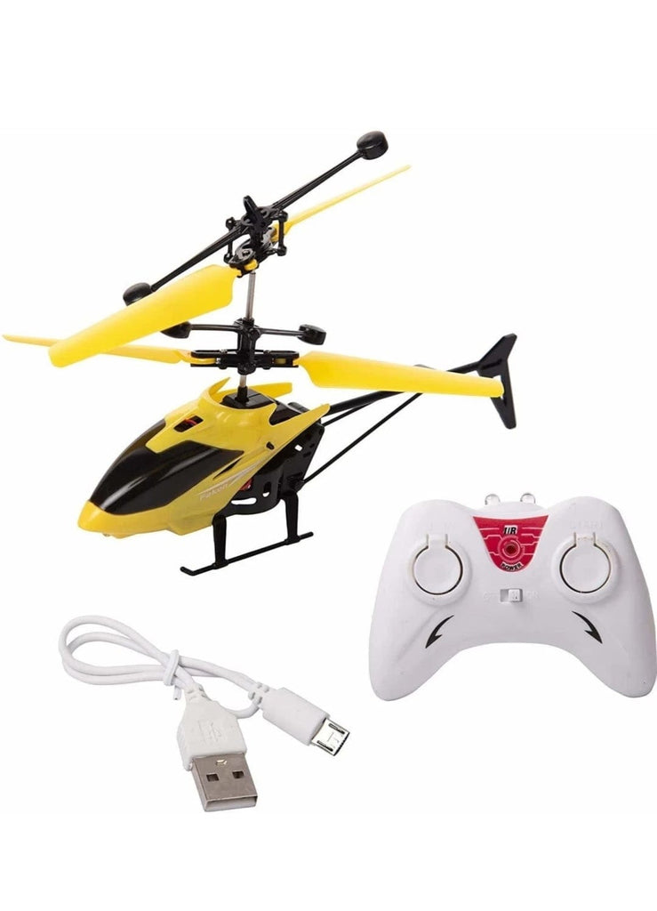 Hand Induction/ Sensor Control Flying Helicopter Toy with remote control Flying Toys KidosPark