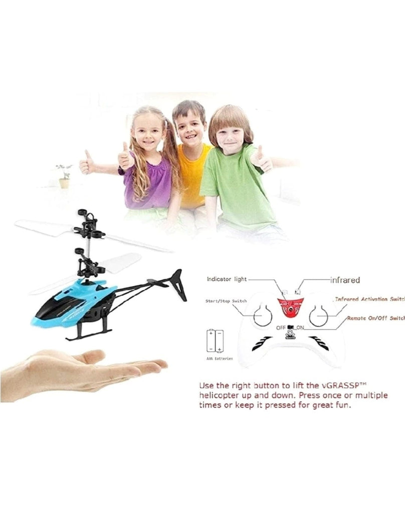 Hand Induction/ Sensor Control Flying Helicopter Toy with remote control Flying Toys KidosPark