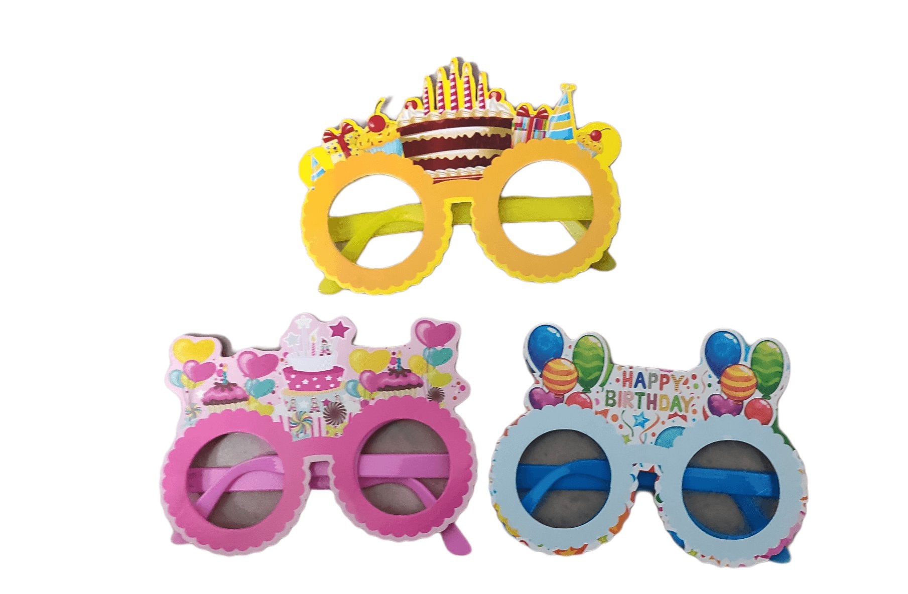 happy birthday goggles Happy Birthday Party paper goggles 1pcs for kids – Kidospark