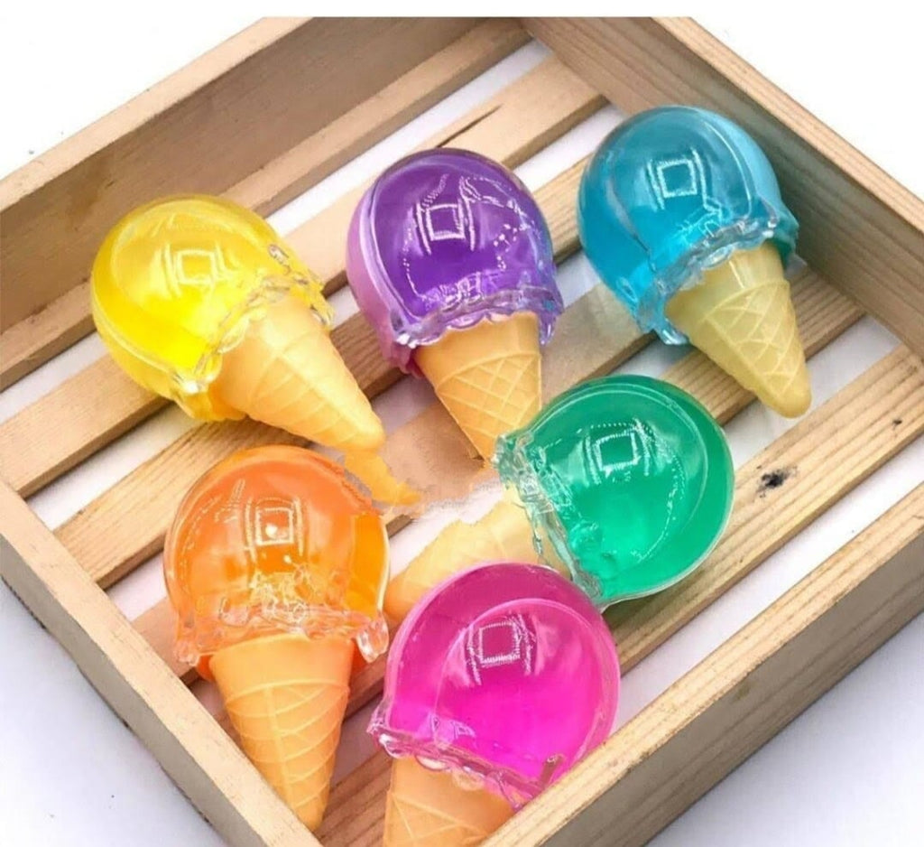 Ice cream play slime for kids ( Set of 6) Art and Crafts KidosPark