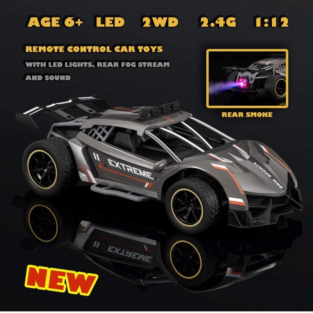 Ignite Adventure with Our LED Lit Remote Controlled Car Toy 5 Lightn Kidospark
