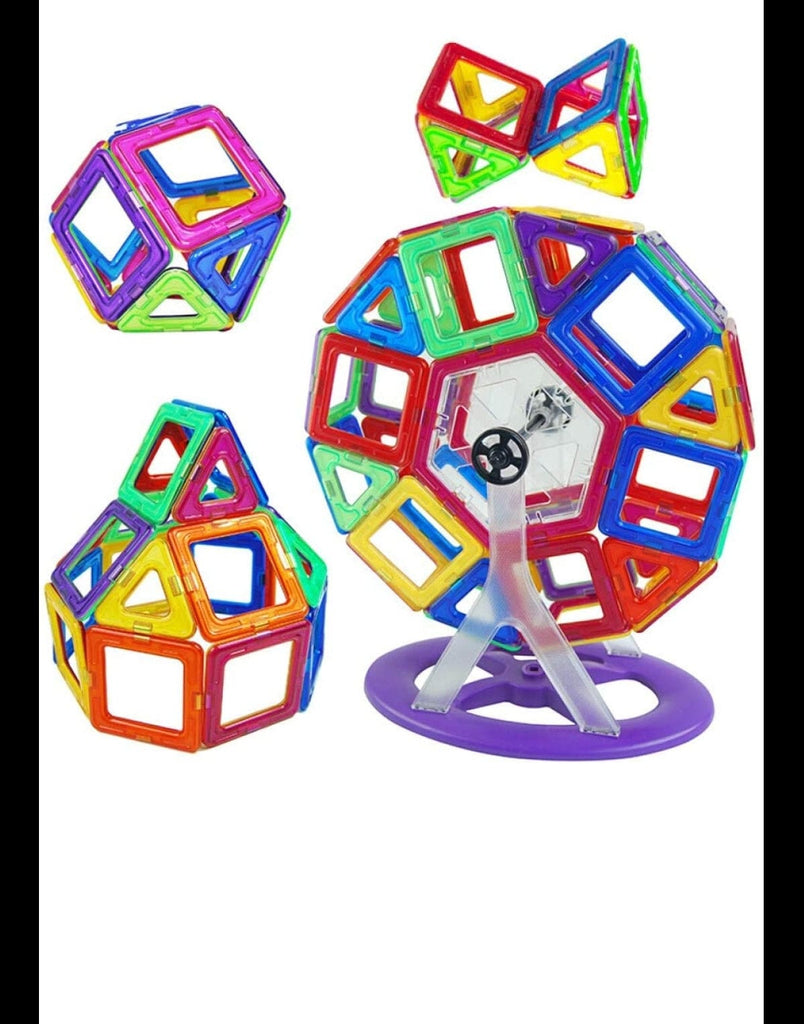 Inspire Carnival Creativity: 58-Piece Magnetic Building Blocks for Imaginative Play blocks KidosPark