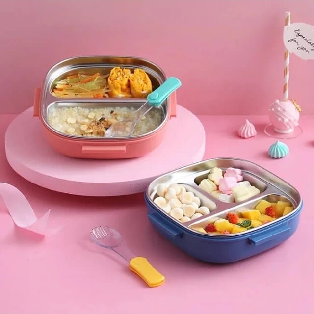 Insulated stainless steel lunch box for a healthy lifestyle lunch box KidosPark