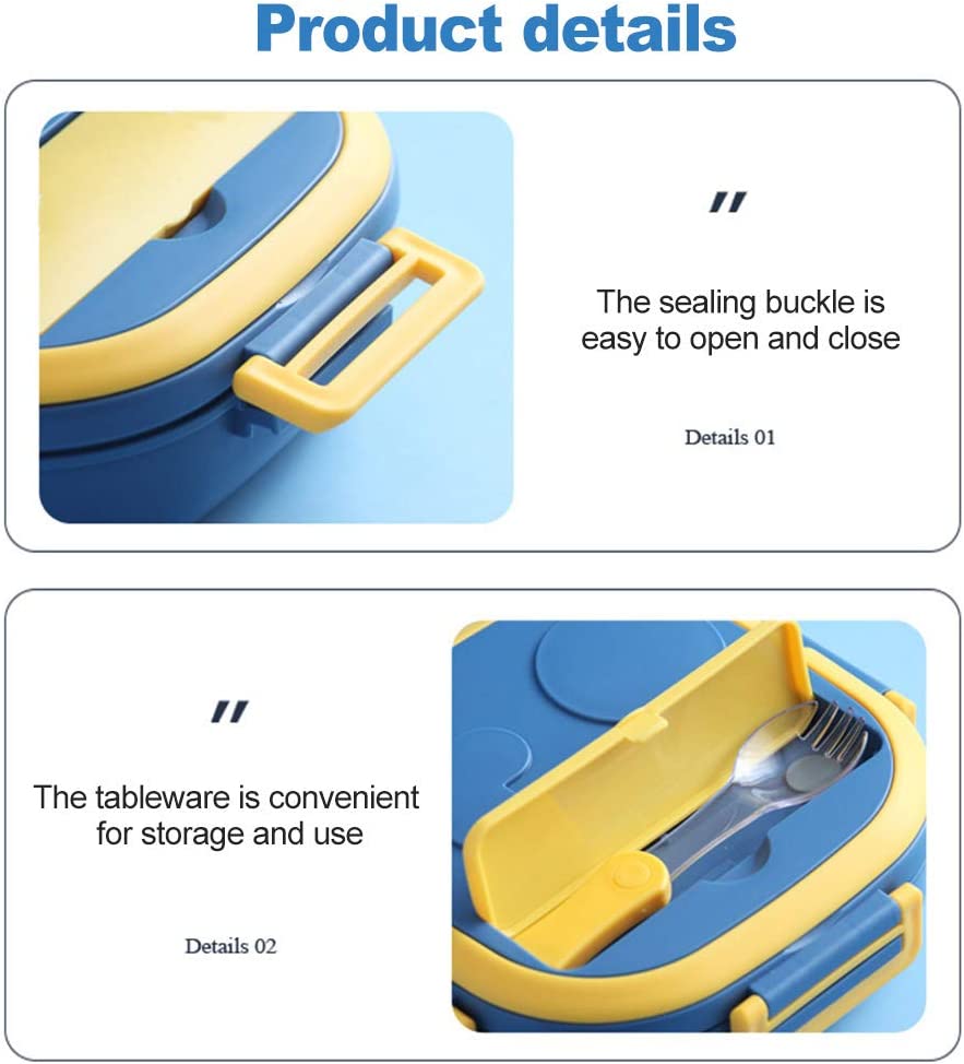 Insulated stainless steel lunch box for a healthy lifestyle lunch box KidosPark