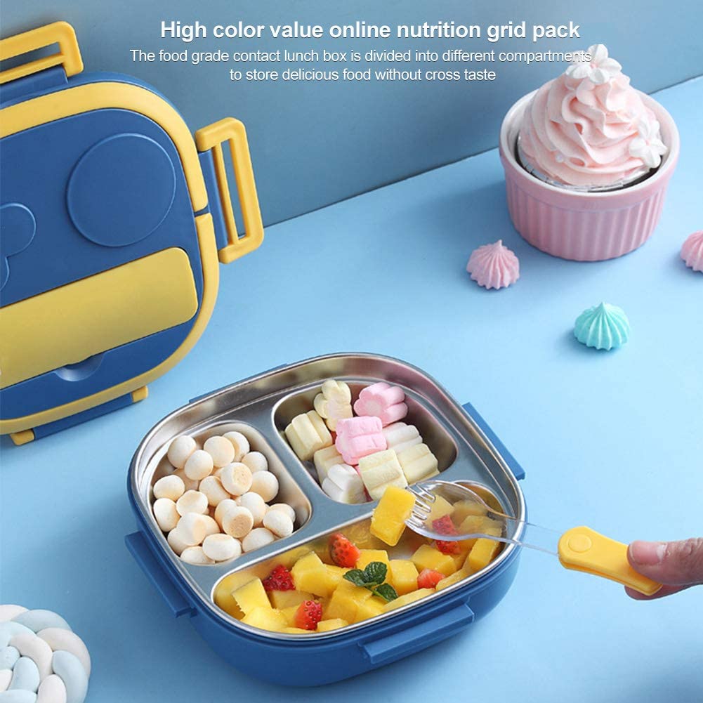 Insulated stainless steel lunch box for a healthy lifestyle lunch box KidosPark
