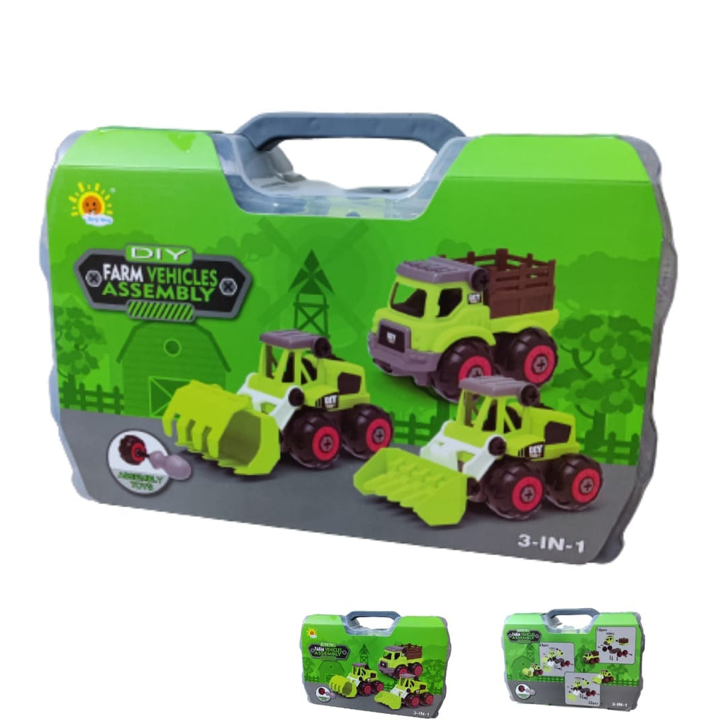 Interactive DIY Farm Vehicles for Creative Exploration and Skill Development - Perfect for Toddlers Cars and Car Tracks KidosPark
