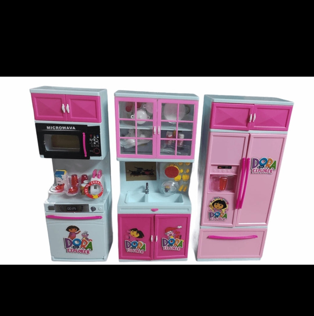 Interactive Kitchen Play Set for Kids: Battery Operated, Fruits, Music, and Lights Included Role play toys KidosPark