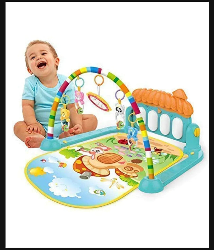 Kick and Play Musical Keyboard Mat Piano Baby Gym and Fitness Rack Toy KidosPark