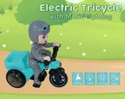 Kids Electric Tricycle toy with lights and music Musical Toys KidosPark