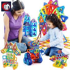 Magnetic Tiles - 132 pcs of Magnetic Building Tile, Creative Learning Educational toy for Kids blocks KidosPark