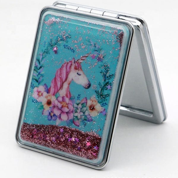 Make up Mirror/Unicorn Mirror/Compact Mirror for Girls/Foldable Pocket Makeup Mirror Health, Hygiene and Beauty KidosPark