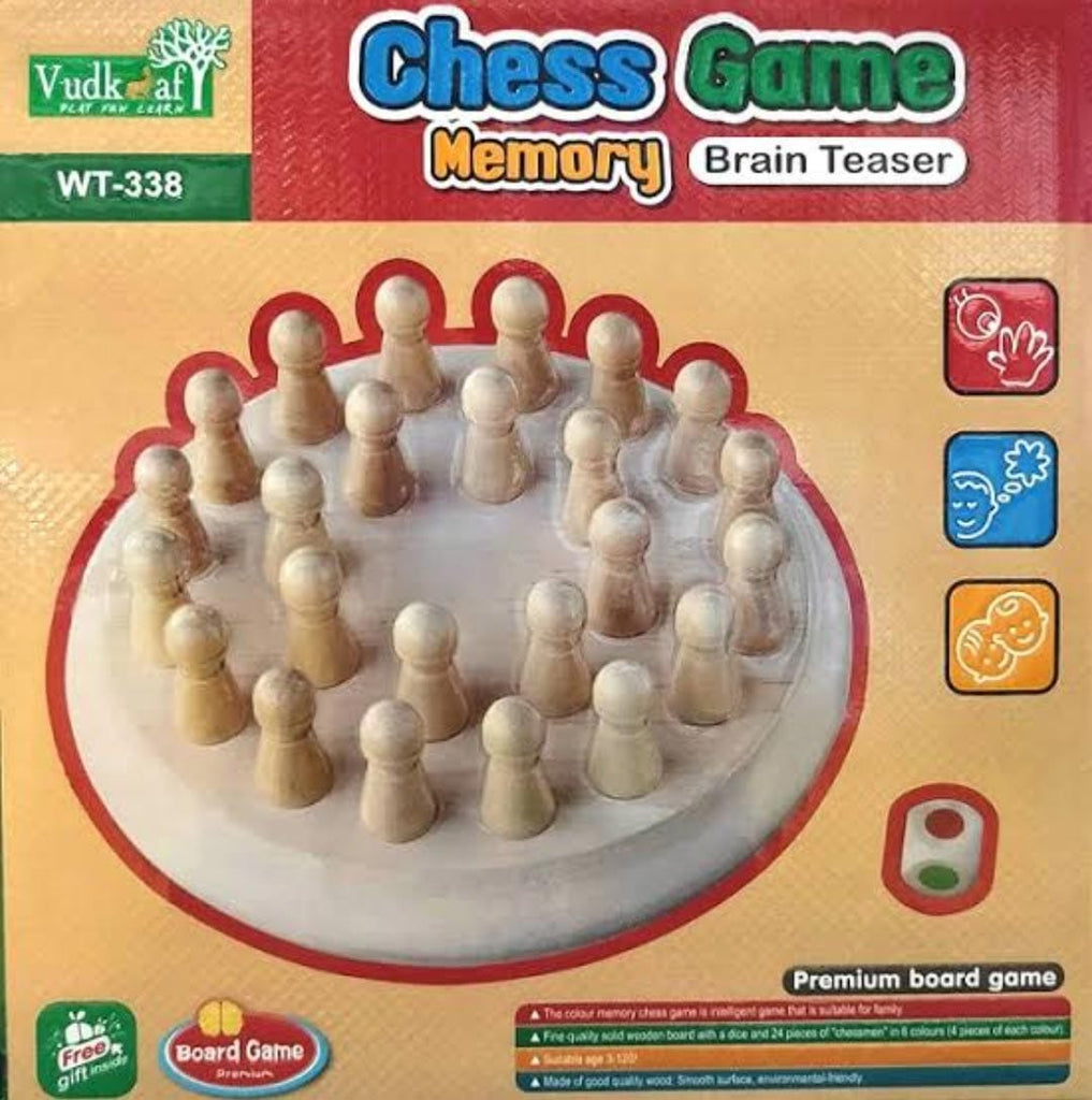 Memory chess educational board game Board Game KidosPark
