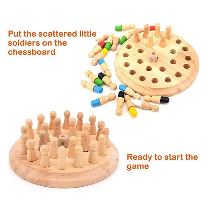 Memory chess educational board game Board Game KidosPark