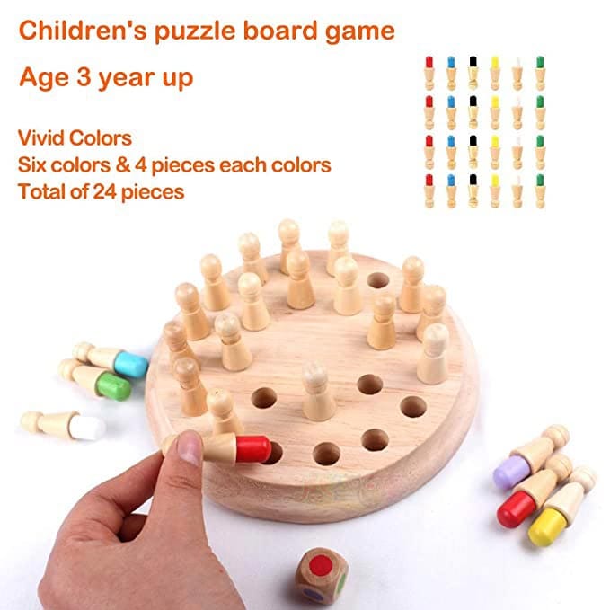 Memory chess educational board game Board Game KidosPark