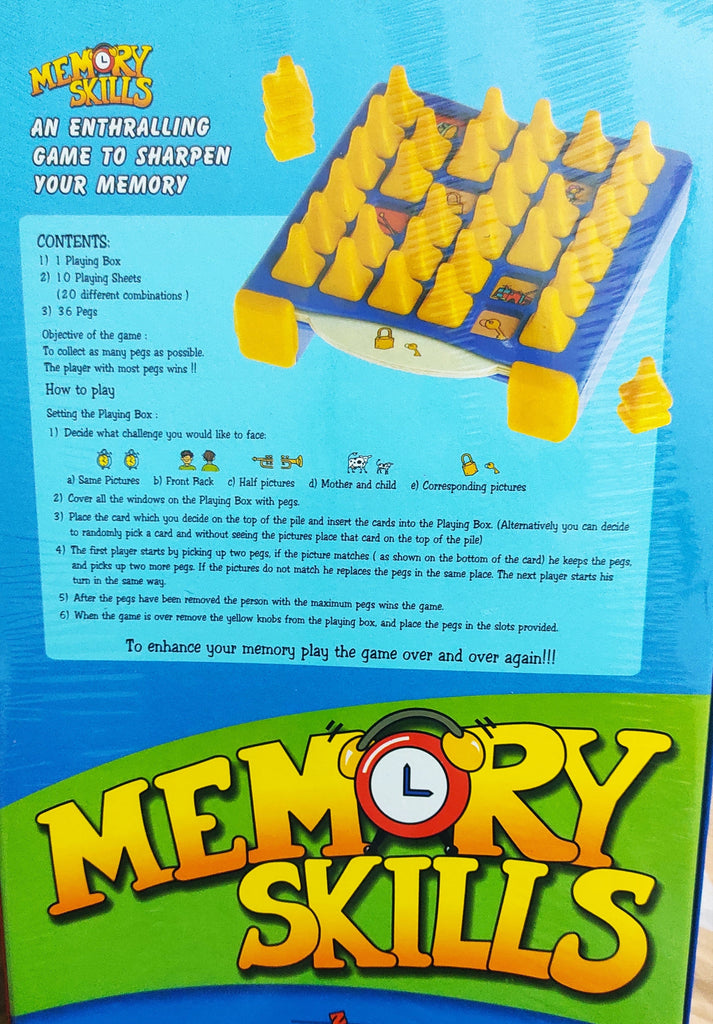 Memory skills game for kids Educational toy KidosPark