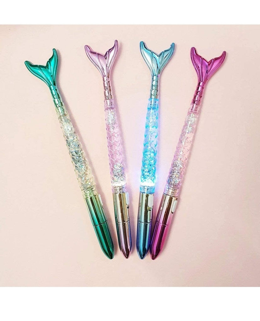 Mermaid LED Kids' Pen | Perfect Birthday Return Gift! stationery KidosPark