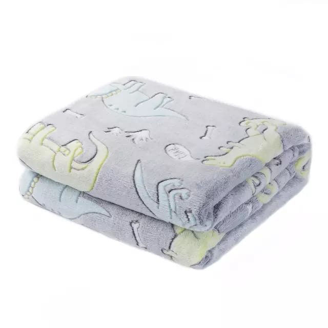 Microfibre soft warm glow in the dark blanket Toy KidosPark