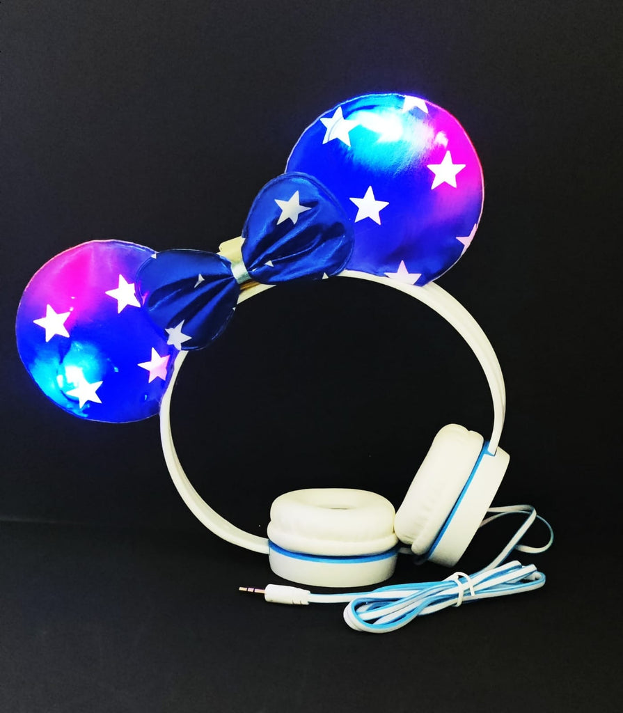 Minnie Headphones with led lights Headphones KidosPark